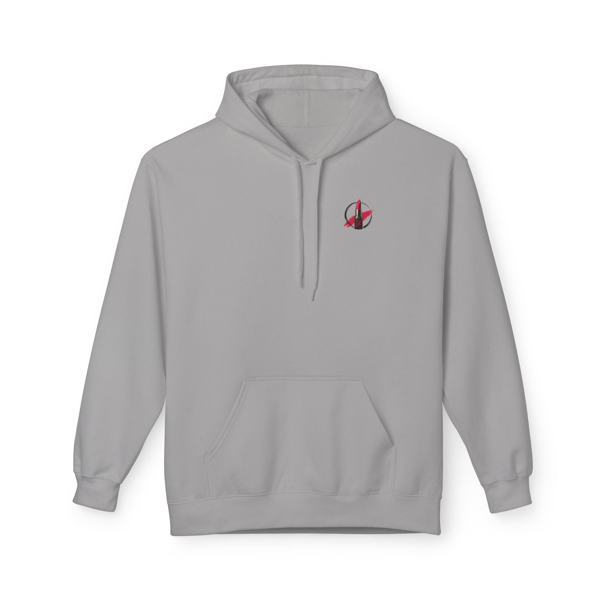 Lipstick Logo Hoodie — Red Lipstick Graphic Pullover