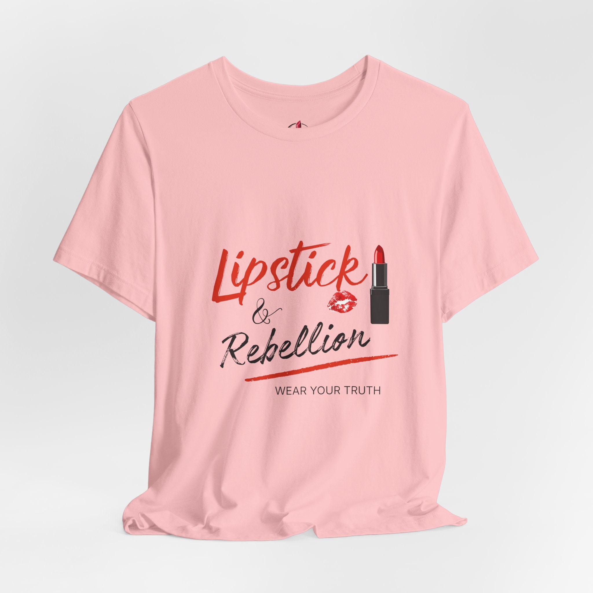 Lipstick & Rebellion Tee — Wear Your Truth Graphic T-Shirt