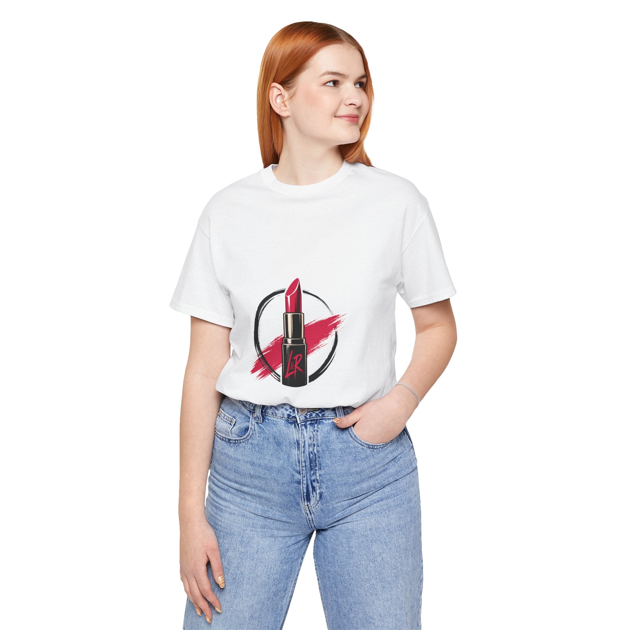 Lipstick Graphic Tee – Red Lipstick Icon T‑Shirt