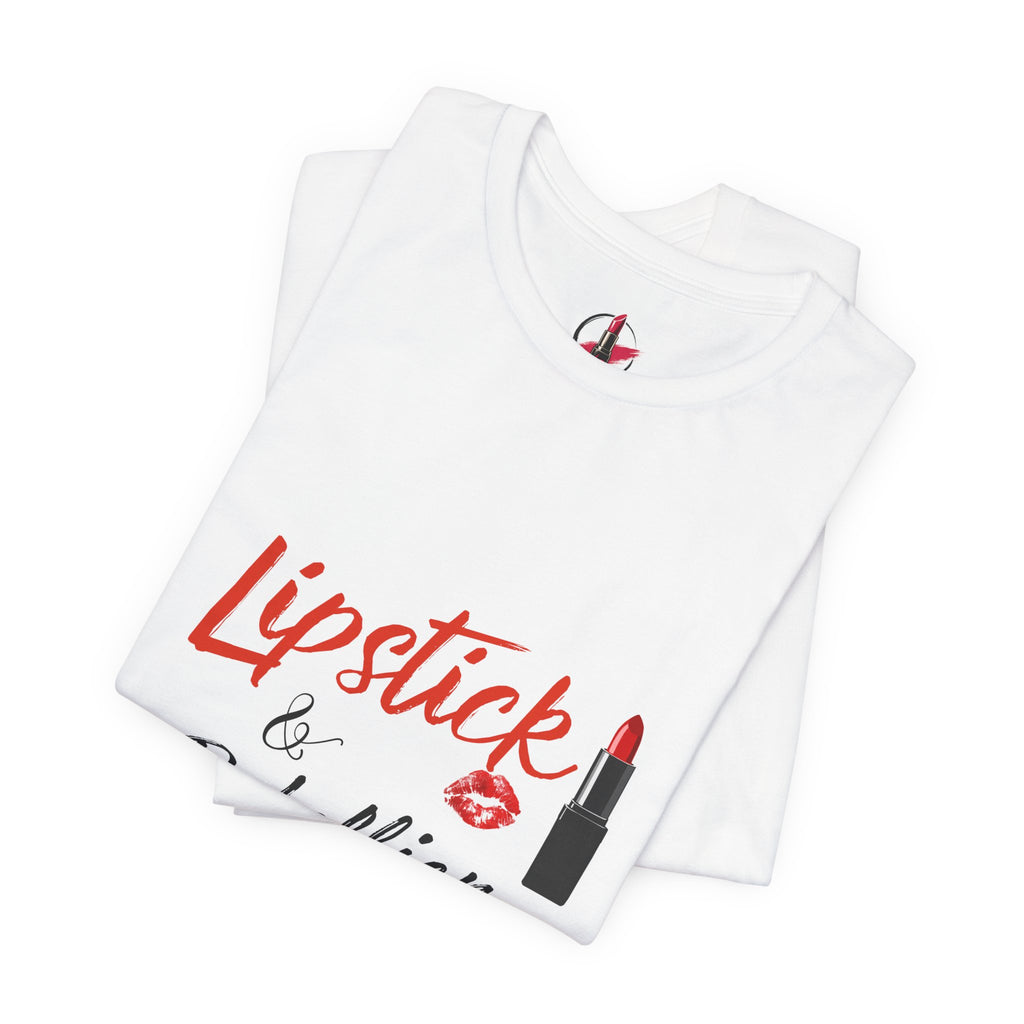 Lipstick & Rebellion Tee — Wear Your Truth Graphic T-Shirt