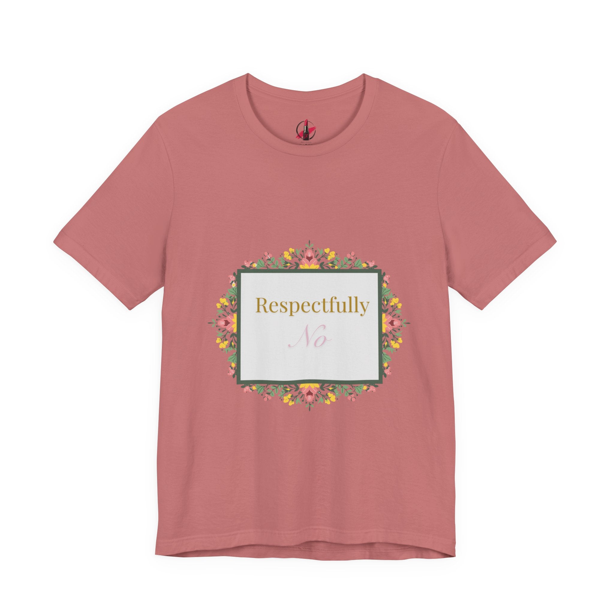 Respectfully No Floral Graphic Tee